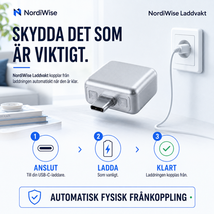 NordiWise Laddvakt – Ladda smartare, sov lugnare